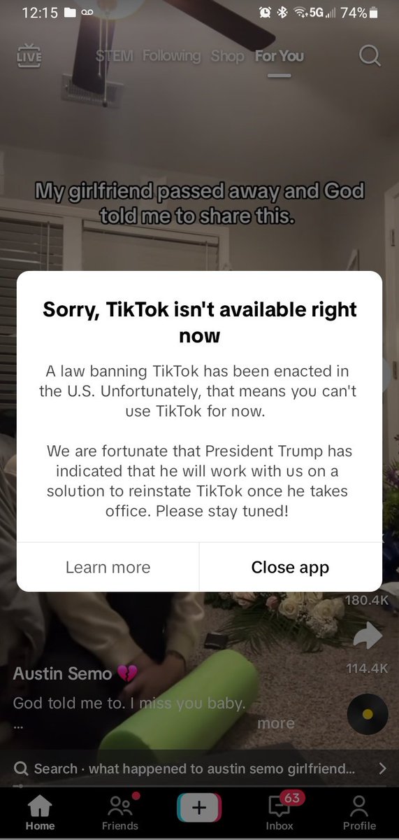 B420Mel's tweet photo. And so it's begun.. #GoodbyeTikTok https://t.co/xV0KdqVwal