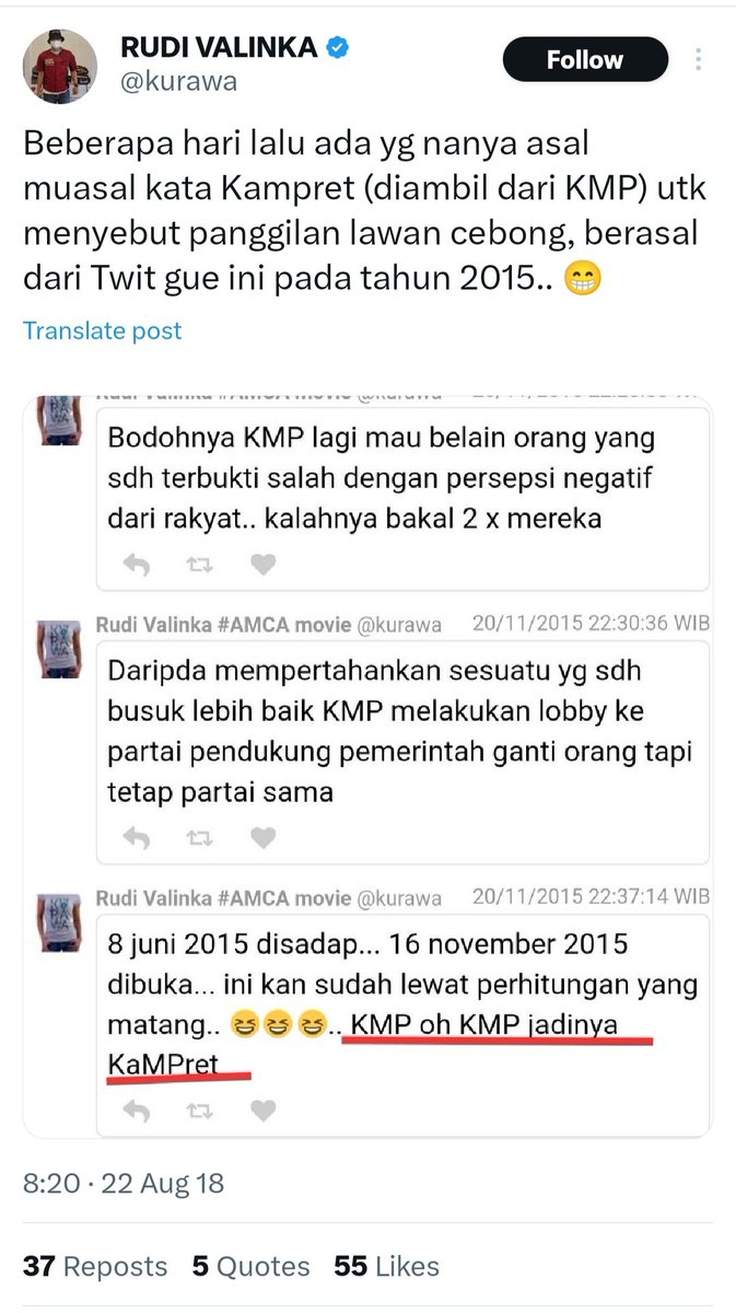 <a href="/kurawa/">RUDI VALINKA</a> Nitip ya Pak <a href="/prabowo/">Prabowo Subianto</a> <a href="/bang_dasco/">Prof .Sufmi Dasco Ahmad</a>