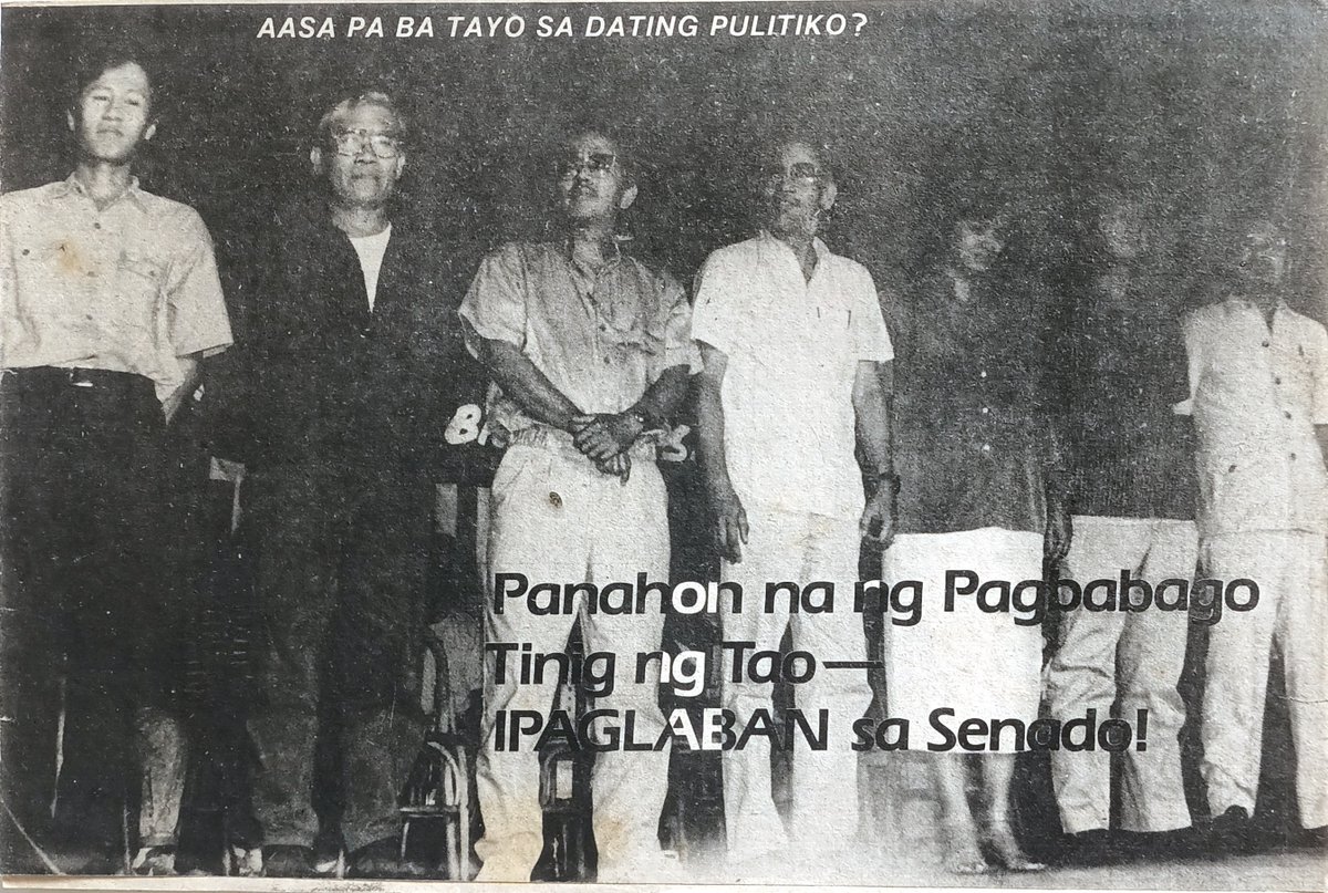 nednared's tweet image. From the Archives, 1987.

Alliance for New Politics (ANP)  senate ticket campaign flyer. 

Looking back, our platform in 1987 does not even sound left-wing today.