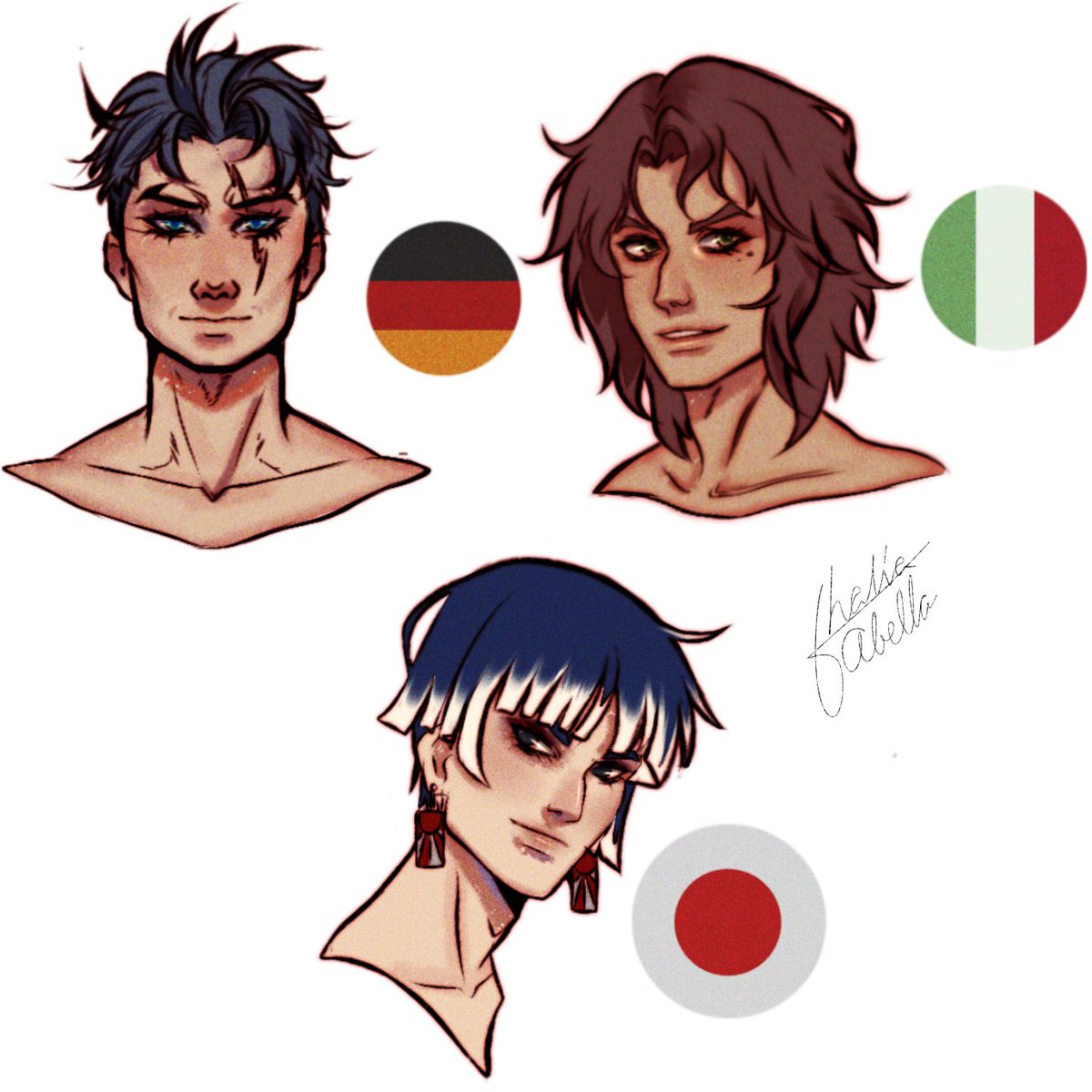 ocelotzin_t's tweet photo. The #AxisPowers. Who's next?

#hetalia #Italy #Germany #Japan https://t.co/KNRZ5fNXKS