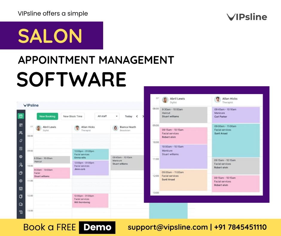 VIPsline's tweet photo. VIPsline is the salon software that simplifies every aspect of your business—from appointments to billing to marketing.

Discover how get a Free Demo: https://t.co/ERsuMsVhWj

#SalonSoftwareIndia #SalonSoftware #SalonManagementSoftware https://t.co/ChXxD1CE8A