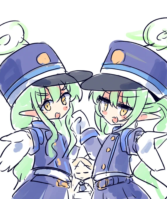 これは万が一シュポガキ実装が来た時に用意してた落書き 