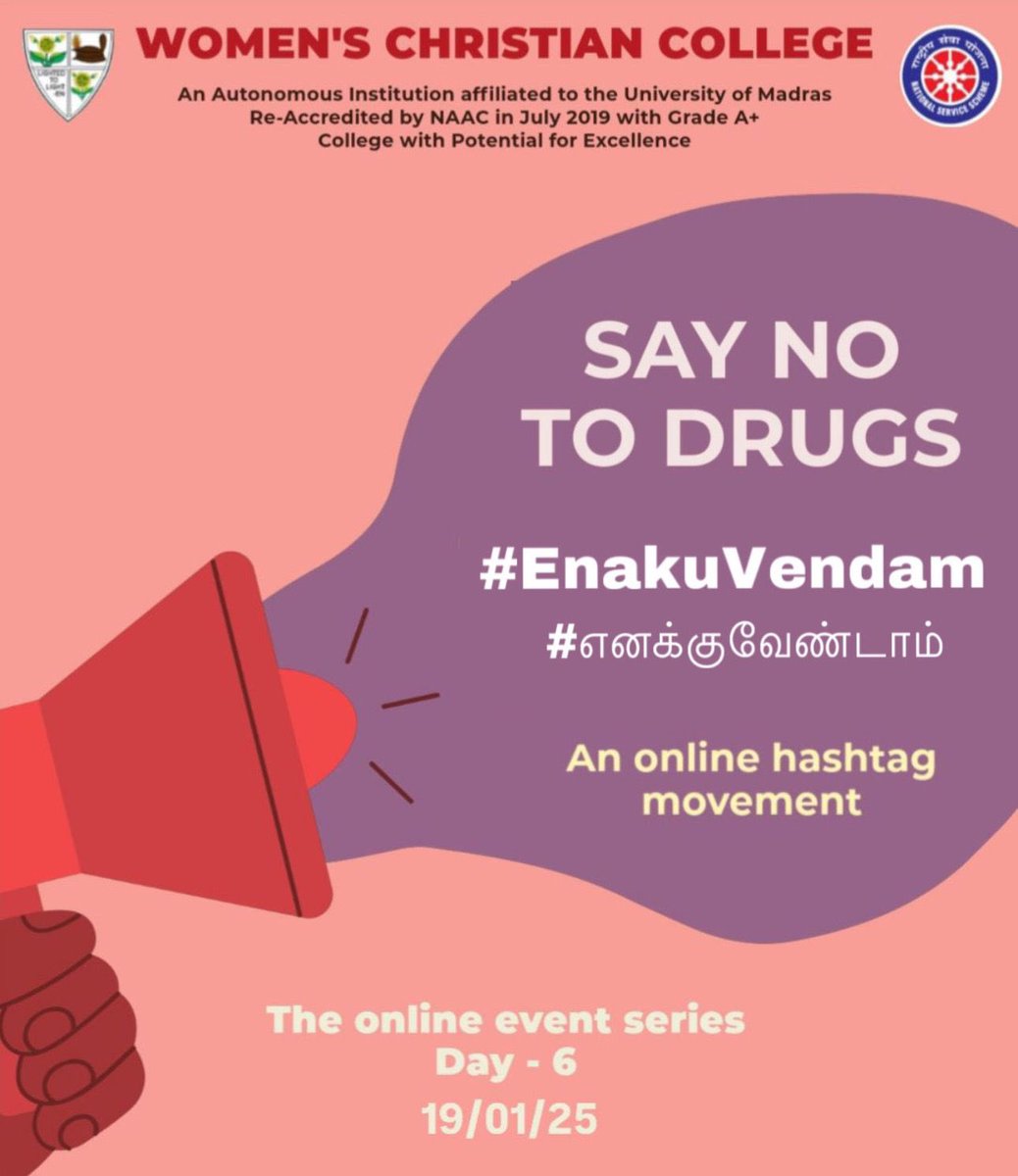 nsswcc3's tweet photo. Join the #EnakuVendam | #எனக்குவேண்டாம் online movement and be part of a powerful change.

#wcc #nss #enakuvendam https://t.co/TaI5iP2A2u