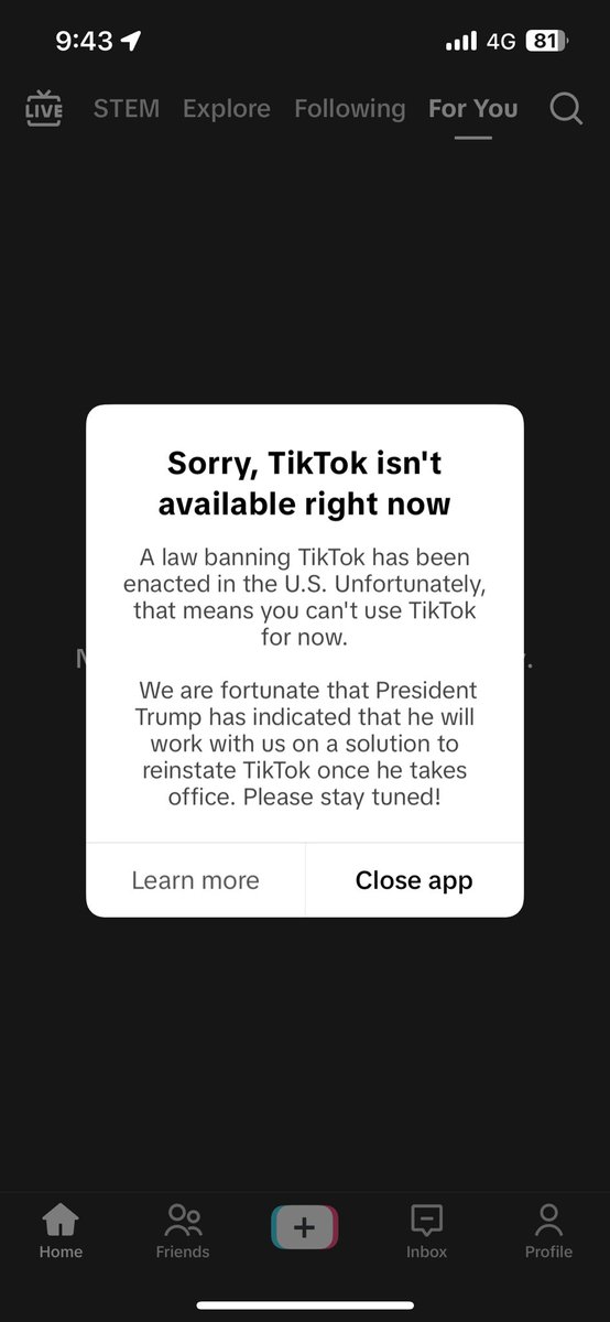 mo_alna's tweet photo. #TikTok 
الظاهر ان اي احد نزله من الستور الامريكي راح يقفل عنده 
انا قفل عندي https://t.co/m1jm2fJHVN