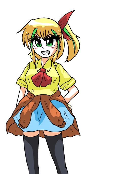 いつか捕将組も描きたい全員女子高生でカラオケ店でバイトしてる設定だったりする 