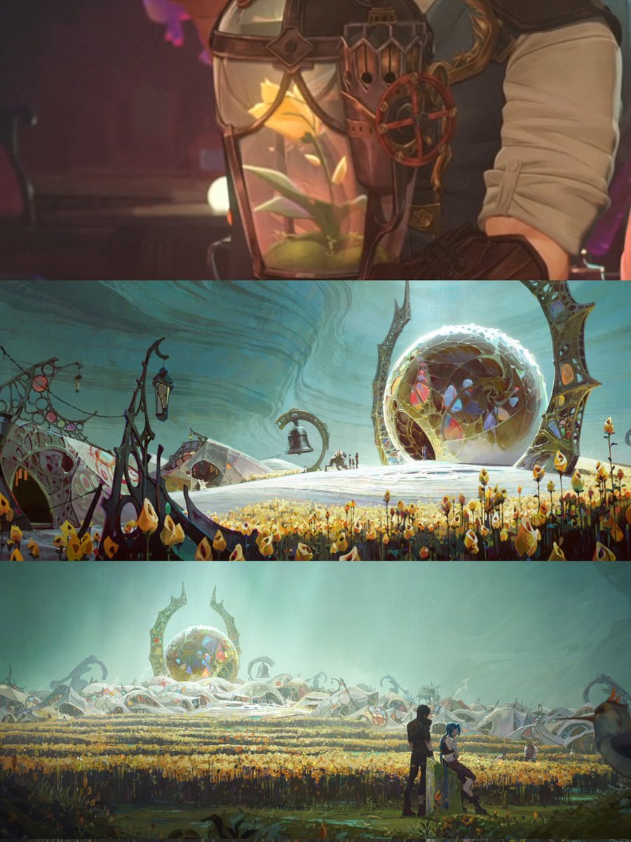 arcaneindetail's tweet photo. "We finally got the hybrids to feed off the fissure gases, but the conversion rate's way too low. They hardly grow. They're nowhere near robust enough to purify all the air down here."

"Unless you plant a million of them." https://t.co/vyoq5tMOwj