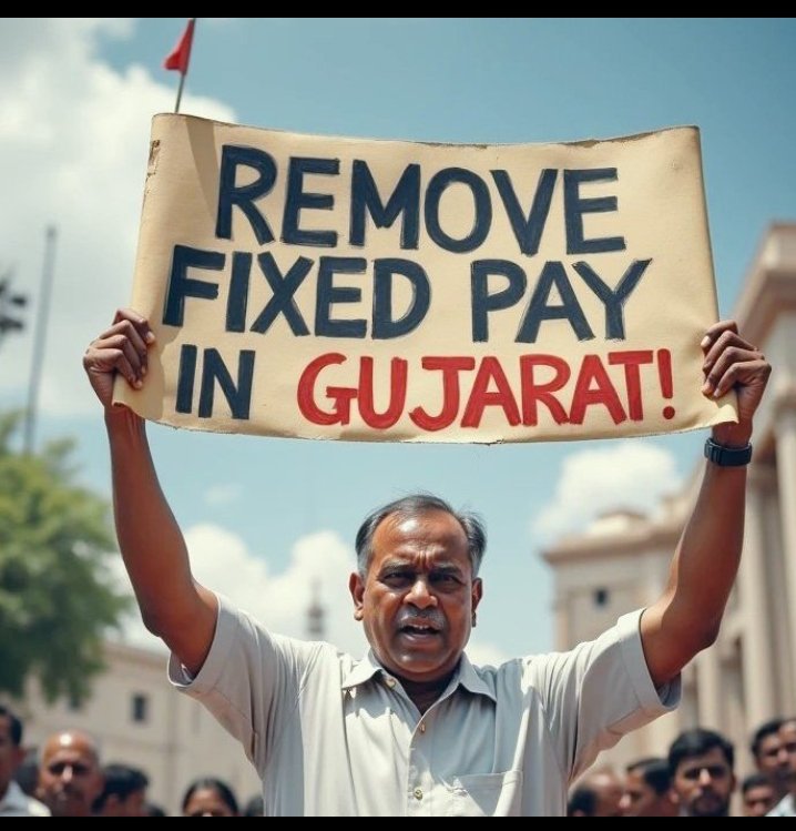 "Hard work should be rewarded by fair pay.’ — The fixed pay system ignores the value of labor, and it’s time to demand fair compensation."

<a href="/Bhupendrapbjp/">Bhupendra Patel</a> <a href="/CMOGuj/">CMO Gujarat</a> <a href="/INCGujarat/">Gujarat Congress</a> <a href="/irushikeshpatel/">Rushikesh Patel</a> <a href="/KanuDesai180/">Kanu Desai</a> <a href="/dhruv_rathee/">Dhruv Rathee</a> <a href="/ravishndtv/">ravish ndtv</a> #Remove_FixPay_in_Gujarat