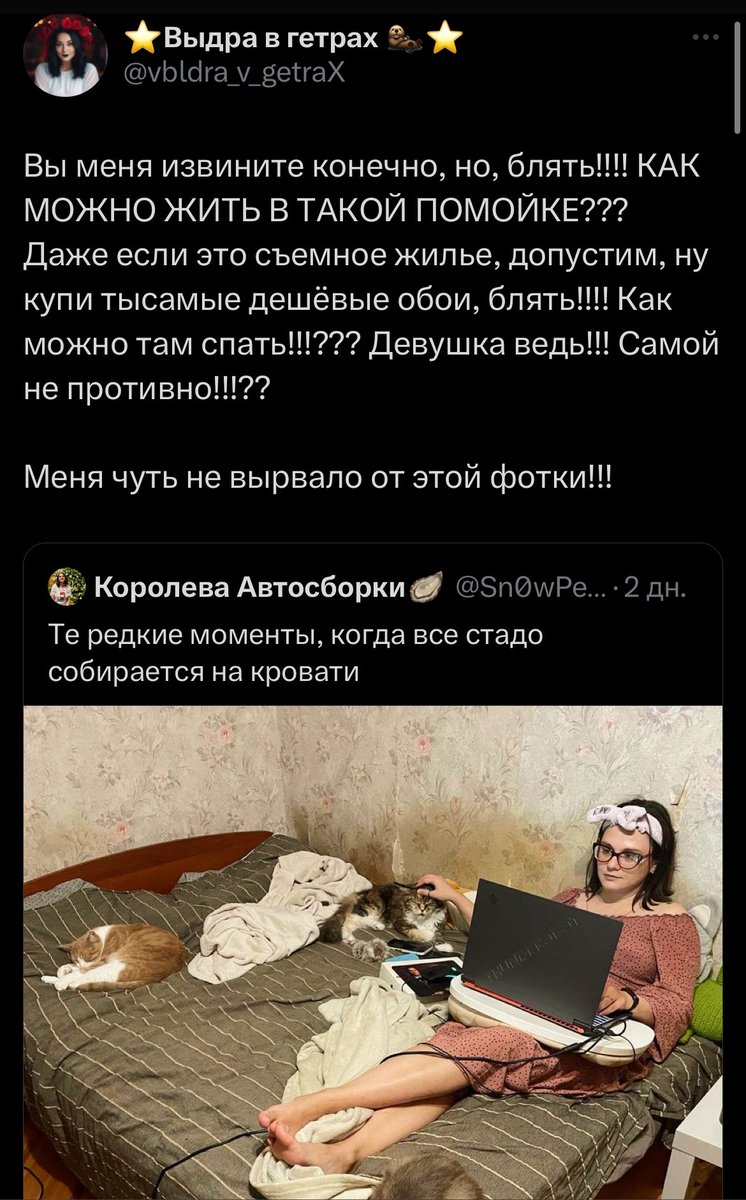 blueb_muffin's tweet photo. Ебать твиттер превращается в хуйню
Почему такая дичь у меня в реках

Просто доебаться до человека, до его кв, до его одежды
Заебись https://t.co/sryxaMeRuK