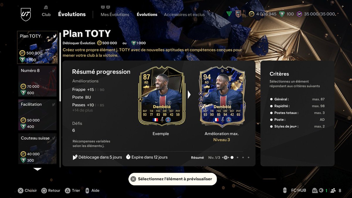 _MaatM_'s tweet image. CONCOURS ÉVO À 500K 🍀🎁

On offre cette évolution à 5 personnes différentes avec Gangi 💪🏻

Pour participer : 
- Like ce post ❤️
- Follow @_MaatM_ et @ganginho ✅️
- Commente ta plate-forme en commentaire 👇🏻

Tirage au sort demain à 20H, GL à tous !