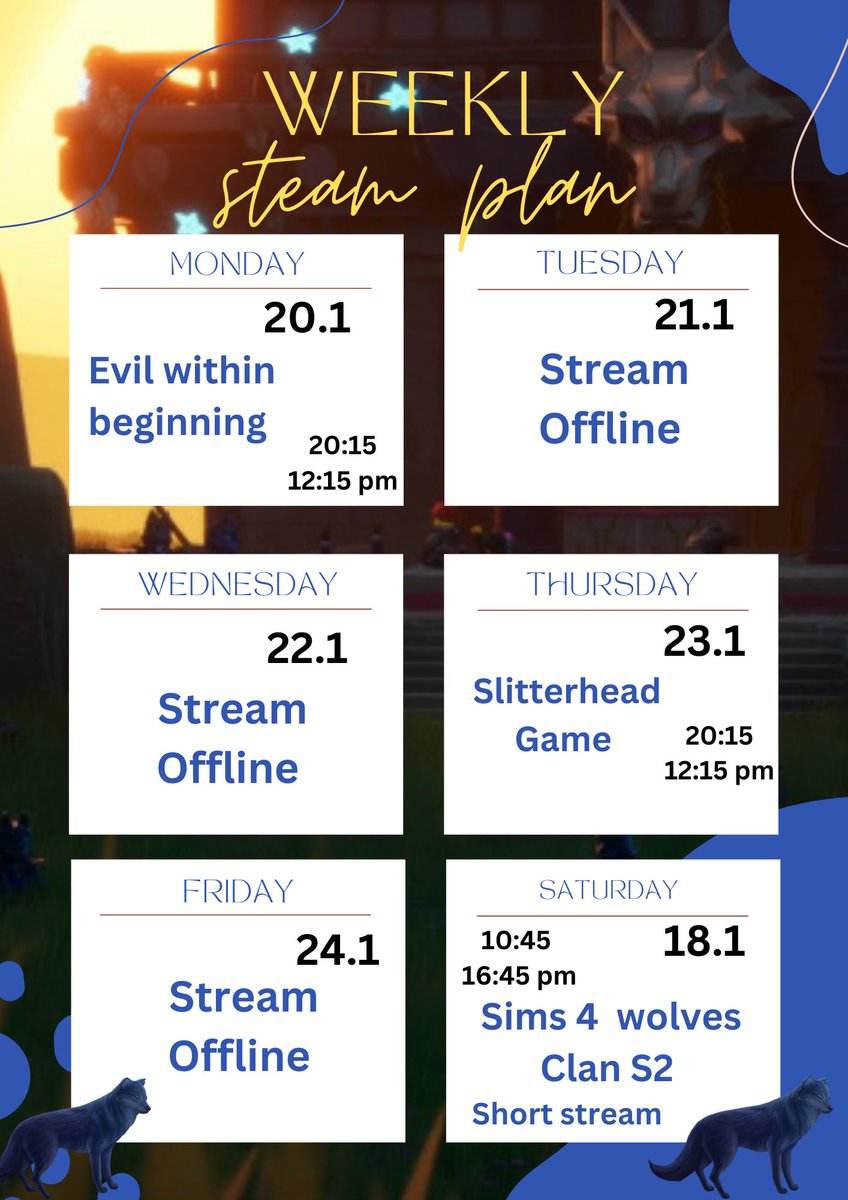 Jaywalkergorden's tweet image. New stream plan is here for next week with a new lets play series and of the 50 episodes from the shadow dojo and spin stuff and much more see you here 😉😊
#twitch #gaming #eviljay #Ninjago