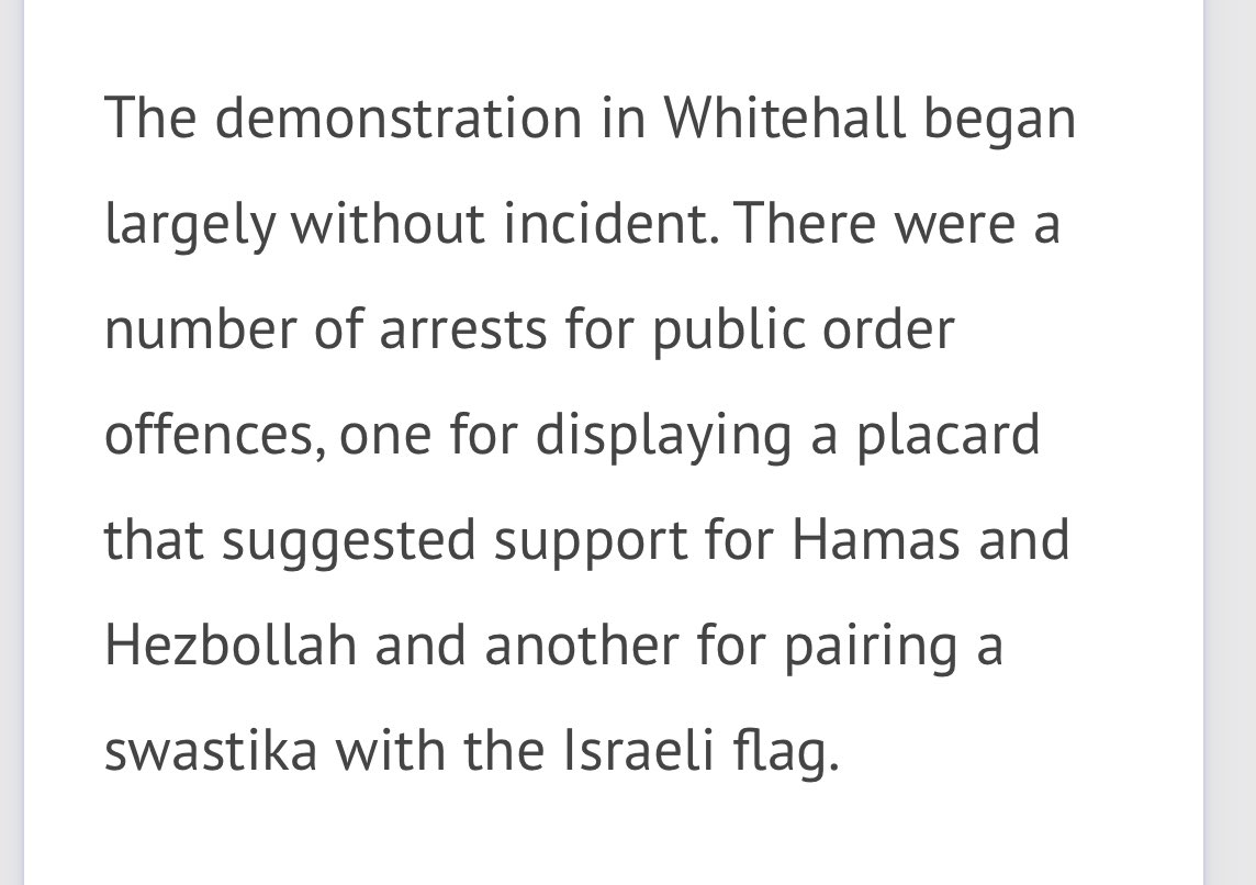 If anyone knows who this is - with the de-proscription placard (disgracefully described by the Met as suggesting ‘support’ for Hamas/Hezbollah) - please get in touch with me or <a href="/Fighting_Fund/">Left Legal Fighting Fund</a> so we can try and assist.