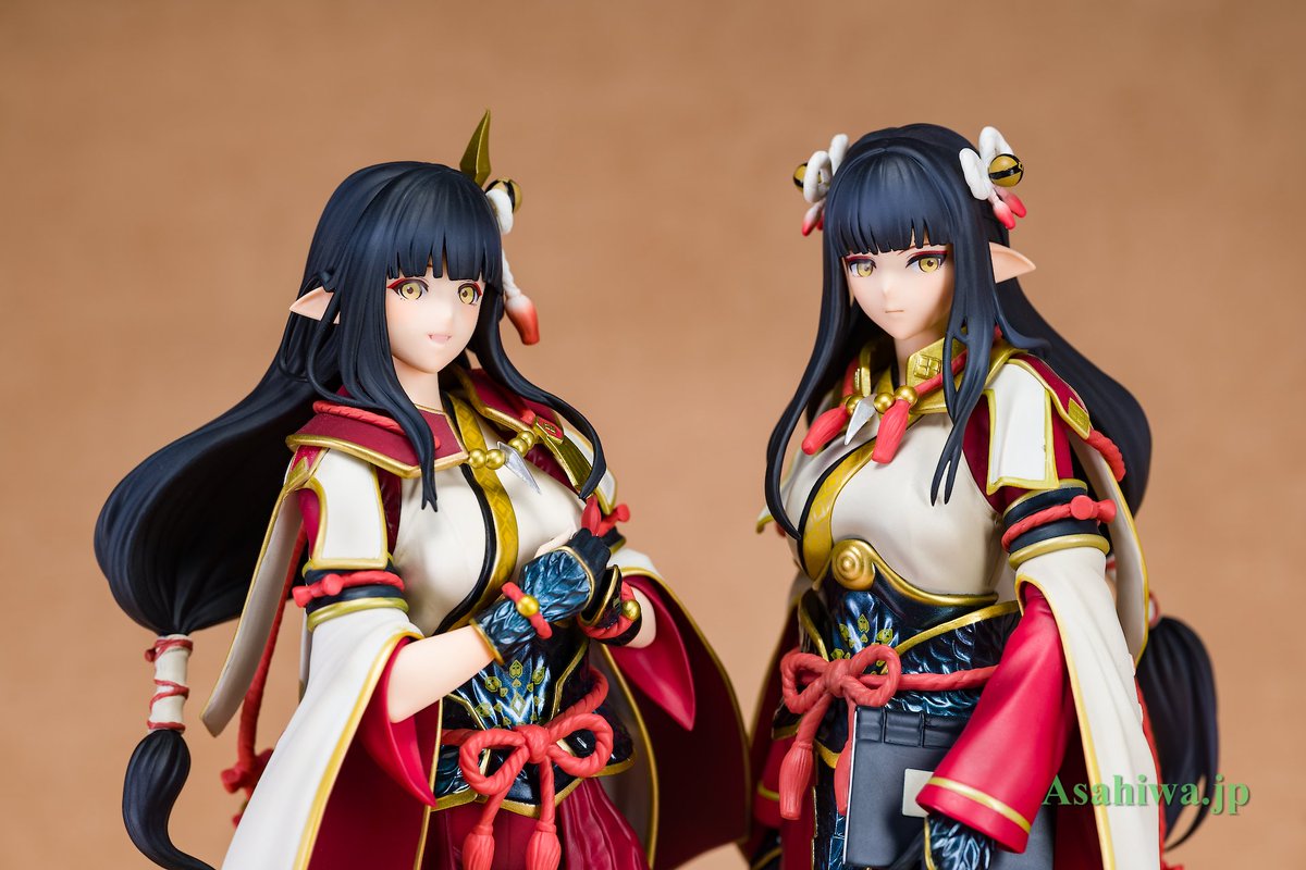 ユニオンクリエイティブ 里の受付嬢 ヒノエ ミノト フィギュア 2体セット