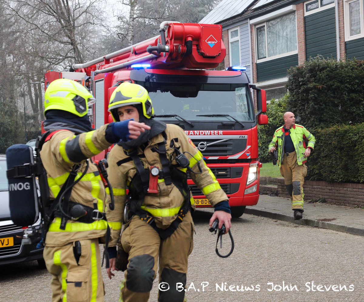 Spoedmelding woningbrand Essenburg Ugchelen
