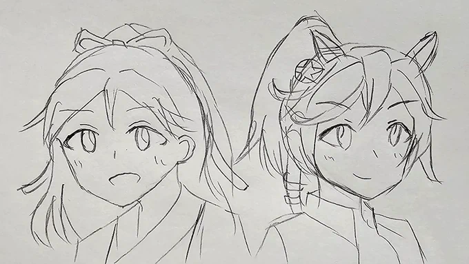 葛城さんとカツラギエースさん 