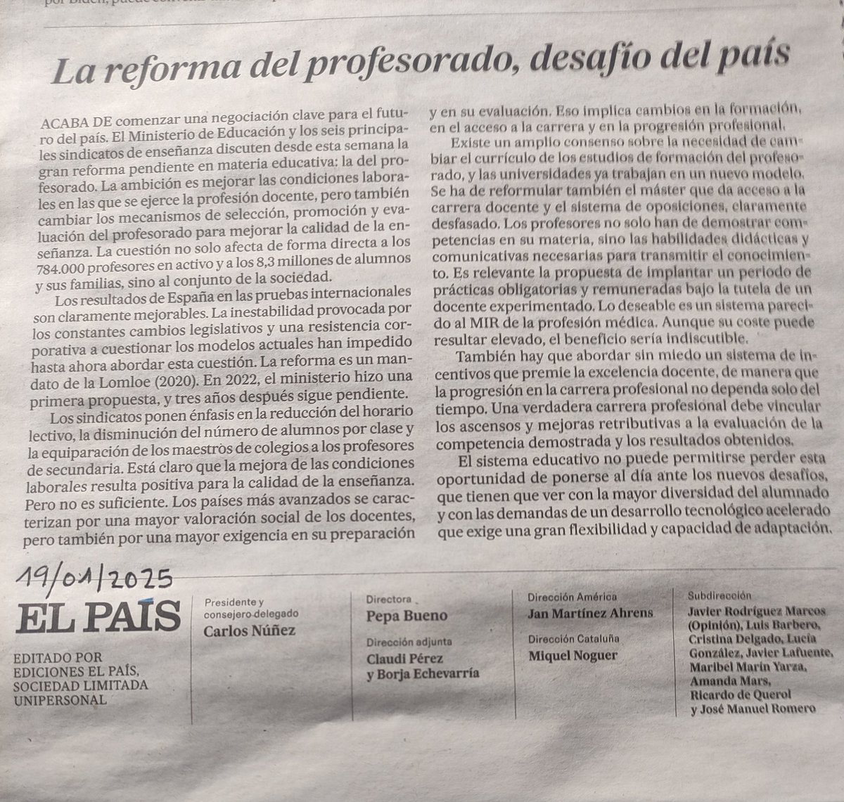 lorcaol's tweet image. Atinado editorial de El País