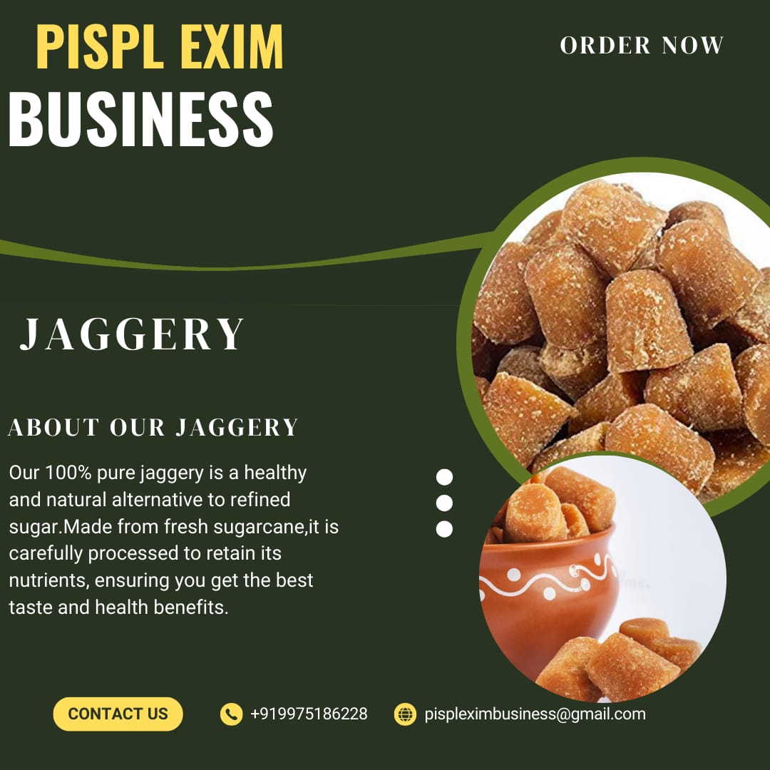 PisplExim's tweet photo. Enjoy the rich flavor and health benefits of jaggery in every dish #SweetHealth https://t.co/2Jd19lSgL1