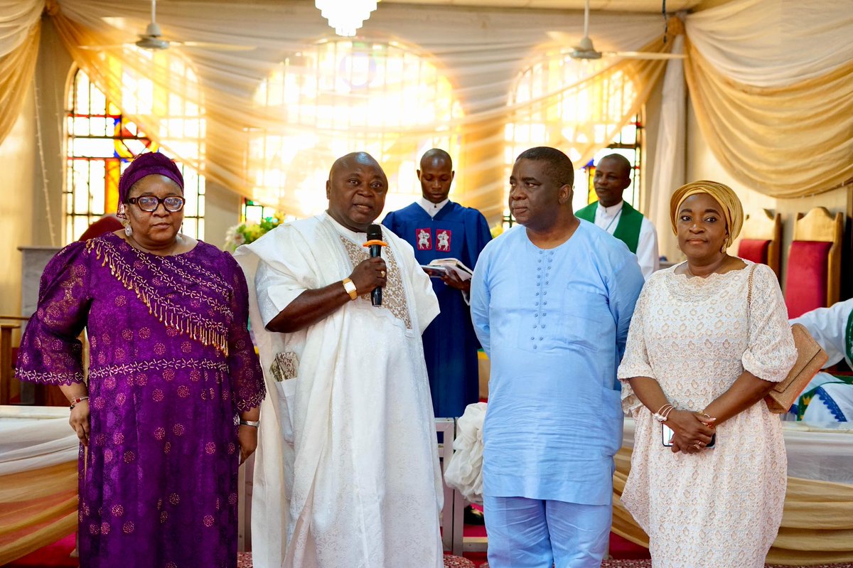 ladiadebutu's tweet photo. Today, we gathered to honour and celebrate the remarkable life of my beloved mother, Dame Caroline Oladunni Adebutu, KJW, marking two years remembrance of her transition to eternal glory.

Her legacy of love, kindness, and unwavering dedication to humanity continues to inspire and guide us.

Maami, may your gentle soul continue to rest in perfect peace, as the beautiful memories you left behind always comfort and strengthen us.