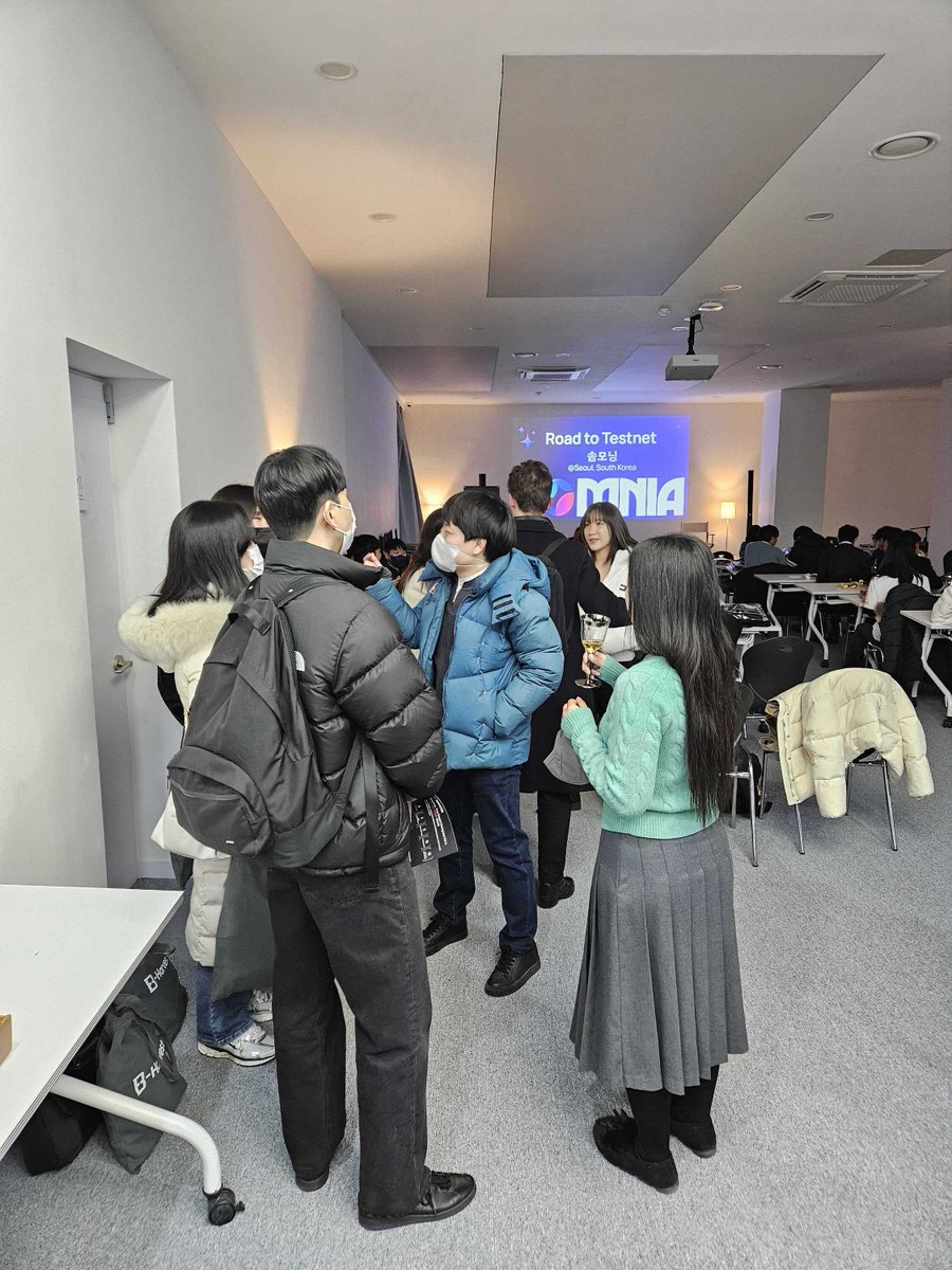 Somnia_Network's tweet photo. 🚀 What a night in Seoul! 🇰🇷 We brought together #Web3 builders, dreamers, and leaders at Merkle, Gangnam, and it was unforgettable! 🎉
With great music, amazing local food, wine, and inspiring conversations, we celebrated the #RoadtoTestnet and the journey to bring the entire world’s data fully on-chain. 🌐
Huge thanks to our incredible partners for making this happen:
@Catalyze_RS, @Galxe, @Coiniseasy, @B__Harvest, @Orakle_KAIST, @OrderlyNetwork, @AdventureLayer, @carv_official, @CoinstoreExc, @blockchainkor, @sojudao_, @Hippocrat_io, @web3society_, @RedbrickLand, @CoinnessGL, & @coinsightslab. 🥂
#RoadToTestnet #Somnia #OnChainFuture