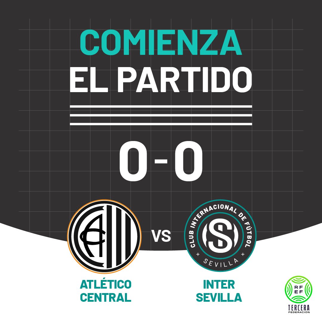 ⚽️ ¡Comienza el encuentro en Alcalá de Guadaira!

0’ | 0-0

#InterSevilla #TerceraFederacion #EsenciaSevilla