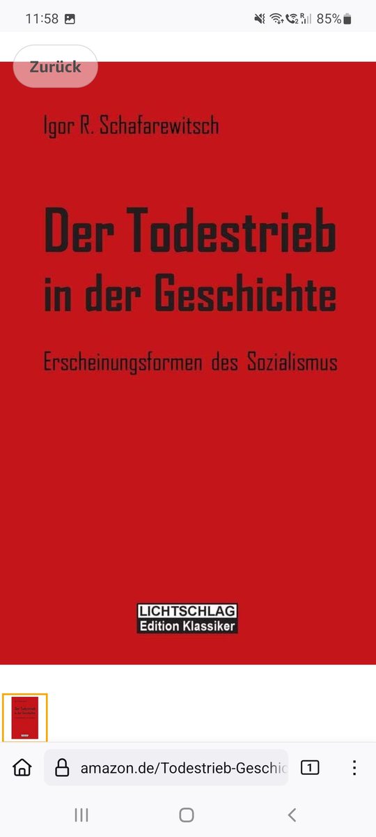 Buchtip
Der weltberühmte Mathematiker und sowjetische Dissident Schafarewitsch hilft, die Grünen zu verstehen: Triebkraft ihres Handelns sind nicht konkrete Probleme, sondern ein Nihilismus, der letztlich auf den Tod der Menscheit abzielt.

Hintergrund: Der gebürtige Ukrainer