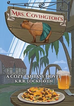AJCalvin's tweet photo. A young entrepreneur, an island pub, a buried treasure, orcs, fauns, and a capybara… What more could you ask for in a cozy fantasy story? Mrs. Covington's by KRR Lockhaven has it all.

Full review in the comments

#FanFiAddict @Kyles137 https://t.co/Ns4OkARNzO