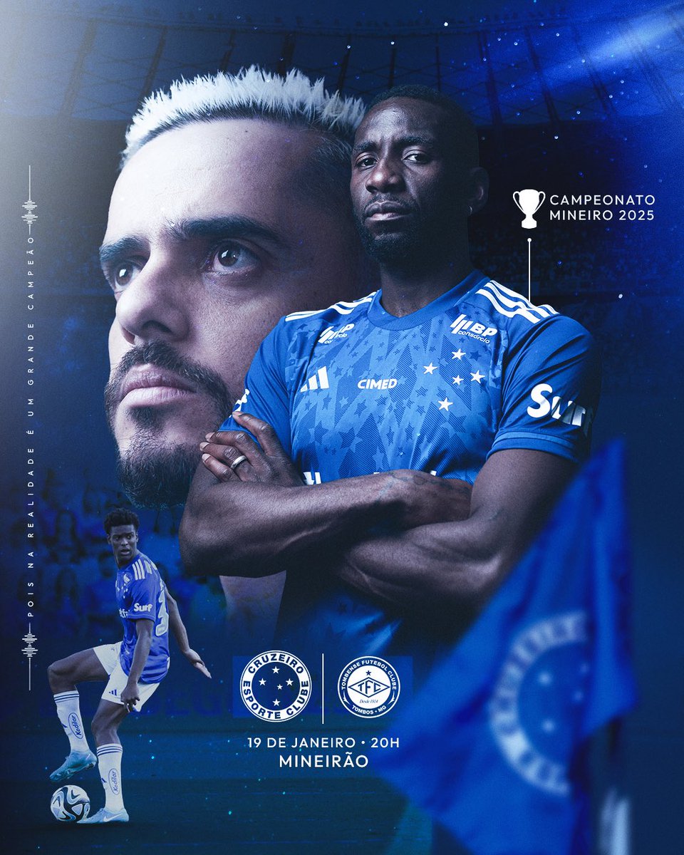 Serei sempre Cruzeiro
e onde você for eu vou estar! 🎵🦊

Cruzeiro 🆚 Tombense
🏆 Campeonato Mineiro
🏟 Mineirão
🕓 19.01.2025 | 20H
🎥 Premiere

#CRUxTOM