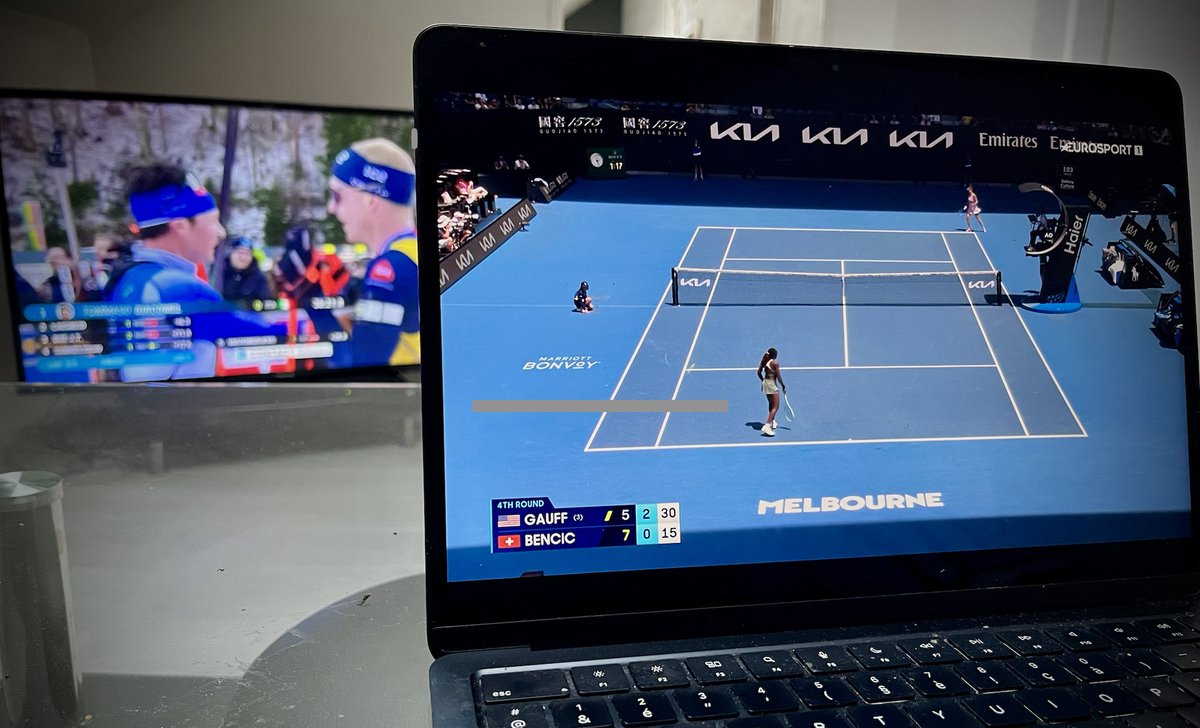 Encore une dure journée sur <a href="/Eurosport_FR/">Eurosport France</a> ... Merci, je vais encore rester dans le canapé toute la journée ! #chaletclub #homeoftennis #max <a href="/StreamOnMax/">Actually HBO Max</a>