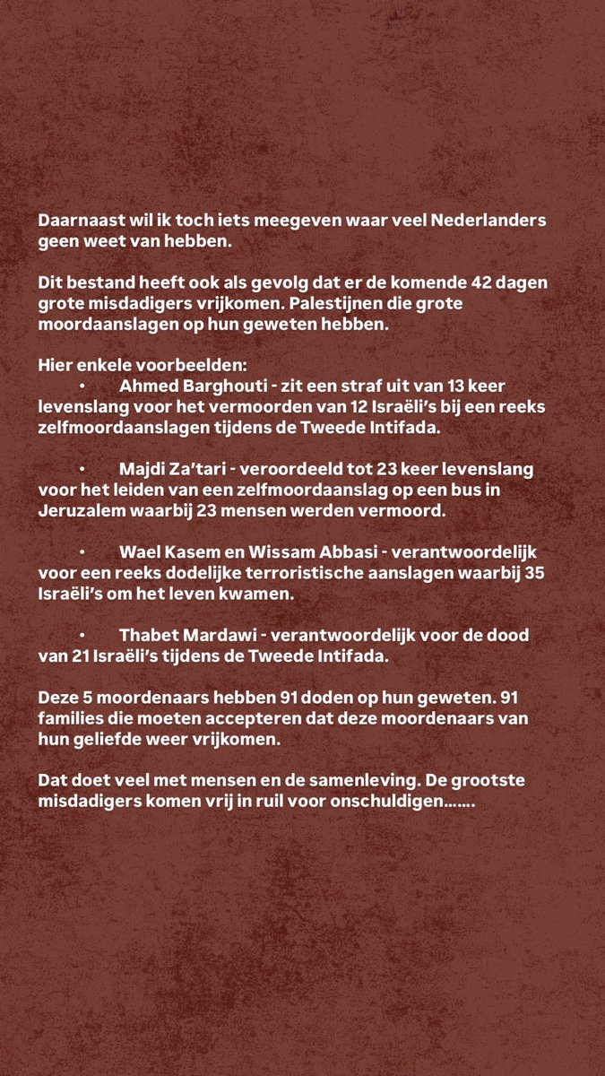 KerenHirsch's tweet photo. Het is mooi nieuws dat er gijzelaars vrijkomen en er een staakt-het-vuren is. 

Maar het is niet alles. https://t.co/ajQ5maIYuE