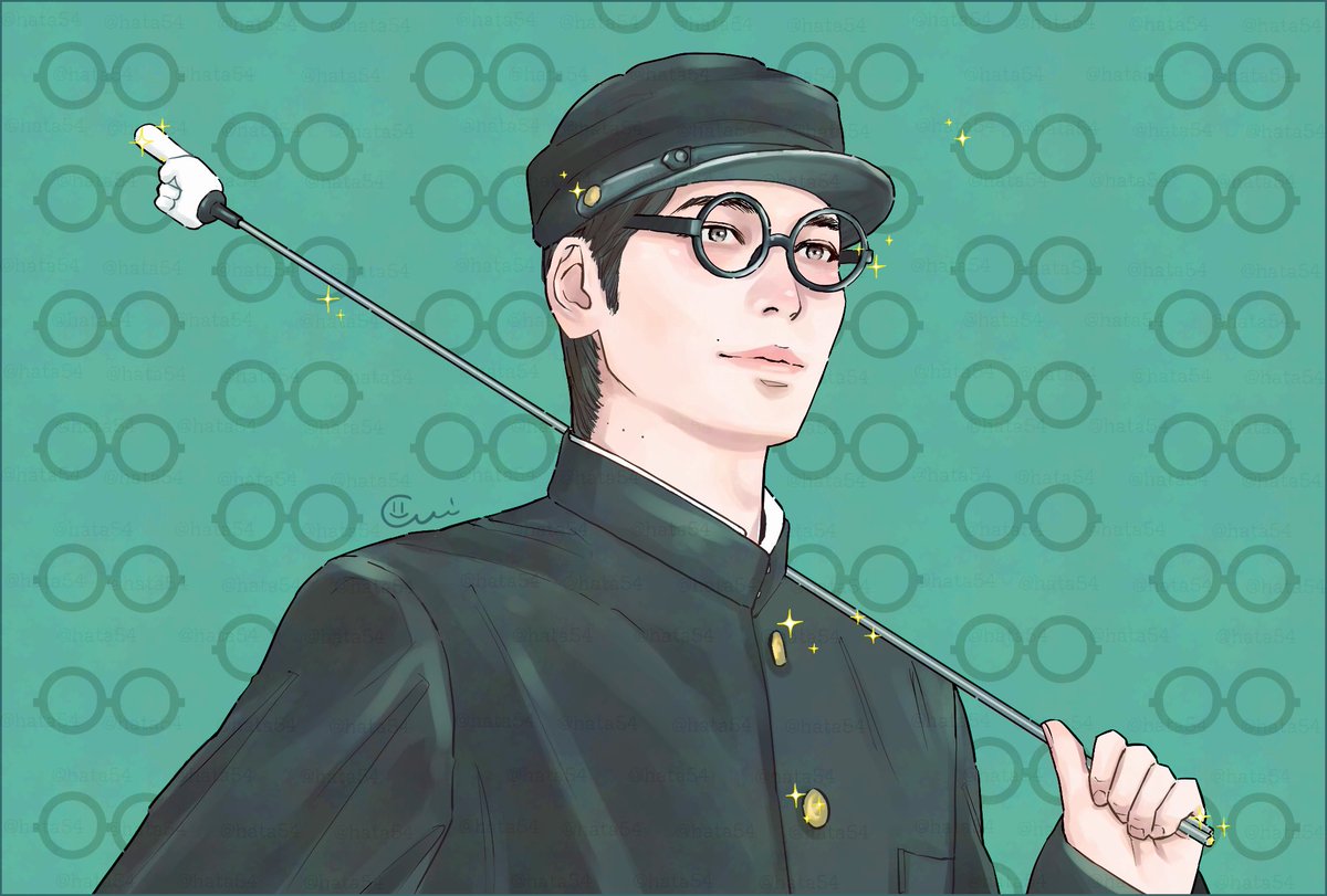 hata54's tweet image. ガリ勉スタイル
似合う❗️素敵❗️

#健太絵