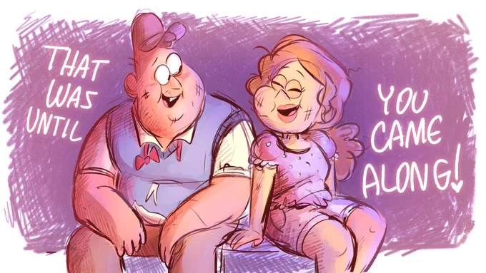 There is a severe lack of Soos and Melody in this fandom #Gravityfalls #soos #melody