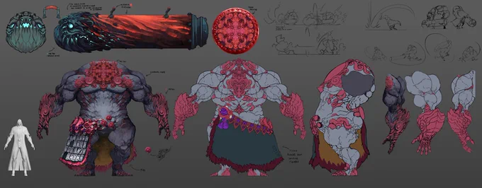 A selection of concept art by Jorge Benedito, for Castlevania Lords Of Shadow 2 :  