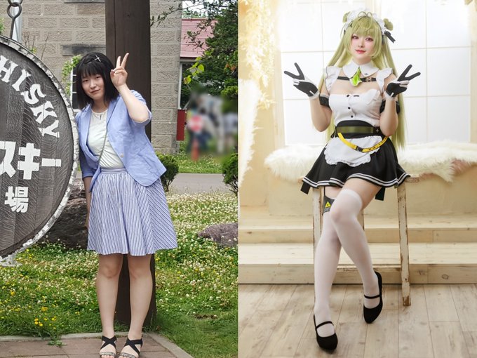 Twitterのコスプレ画像2