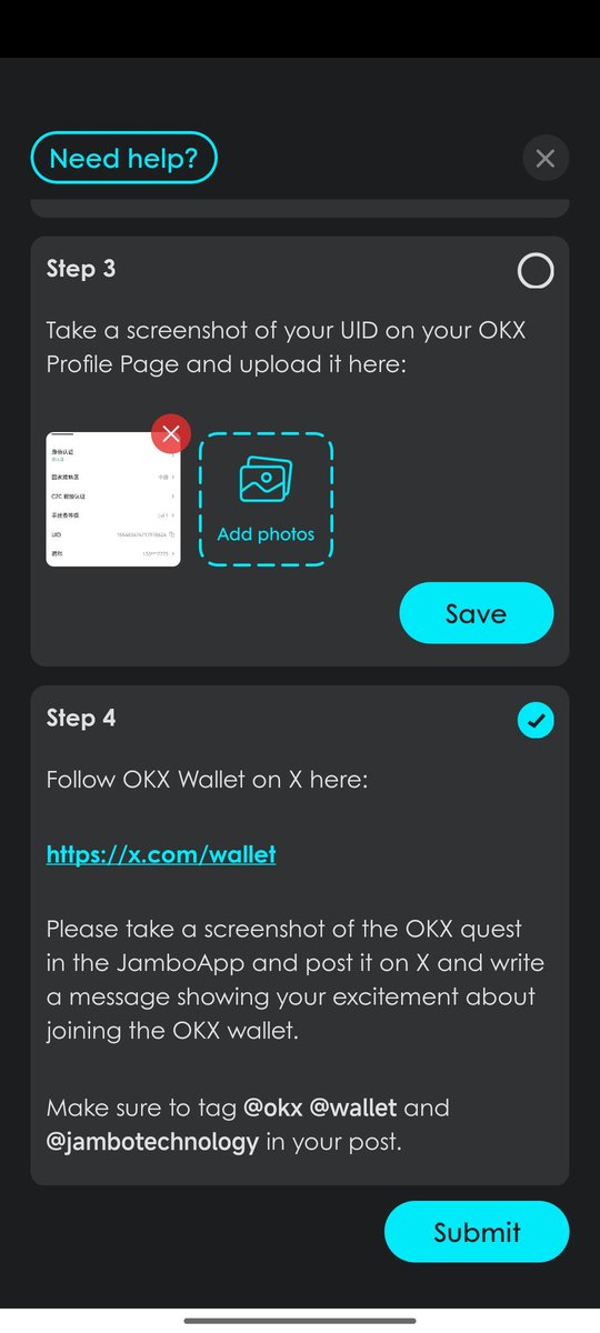 bubuzhenku's tweet photo. Happy to join the OKX trading app through Jambo ✅
@okx @wallet @JamboTechnology https://t.co/m0N7QGJeuQ