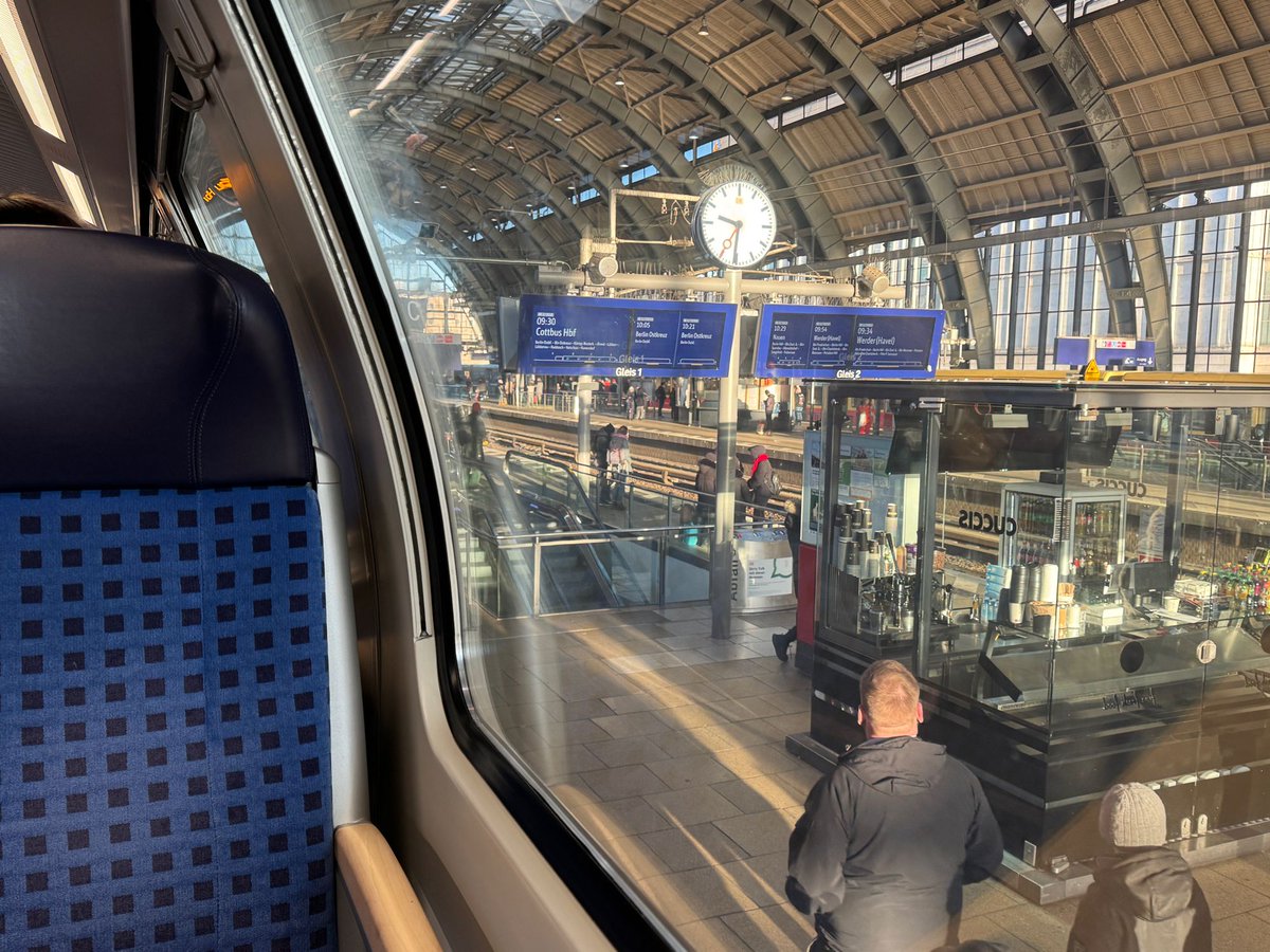 Taking an early train out of Berlin