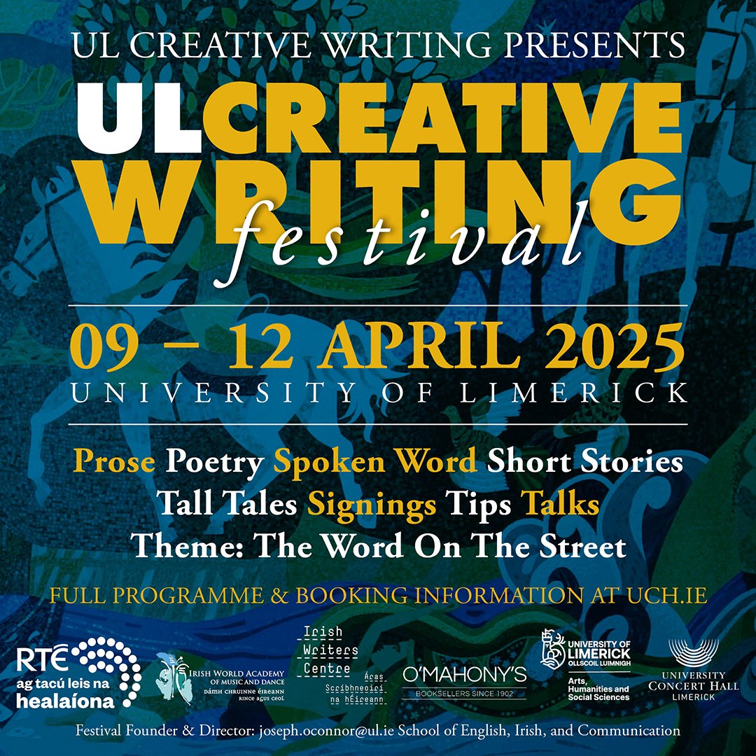 Liam Horan (@horanliam) on Twitter photo I attended the first UL Creative Writing Festival a few years ago, and look forward to the second version in April. Outstanding array of guest speakers and readers. #WritingCommunity #creativewriting <a href="/UL/">University Of Limerick</a> <a href="/MayoArtsOffice/">Mayo Arts Office</a> I attended the first UL Creative Writing Festival a few years ago, and look forward to the second version in April. Outstanding array of guest speakers and readers. #WritingCommunity #creativewriting <a href="/UL/">University Of Limerick</a> <a href="/MayoArtsOffice/">Mayo Arts Office</a>