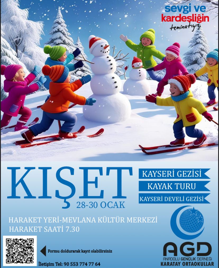 KIŞ-ET Kayseri Kampımıza Tüm Ortaokullu
Kardeşlerimizi Bekliyoruz.
#agd