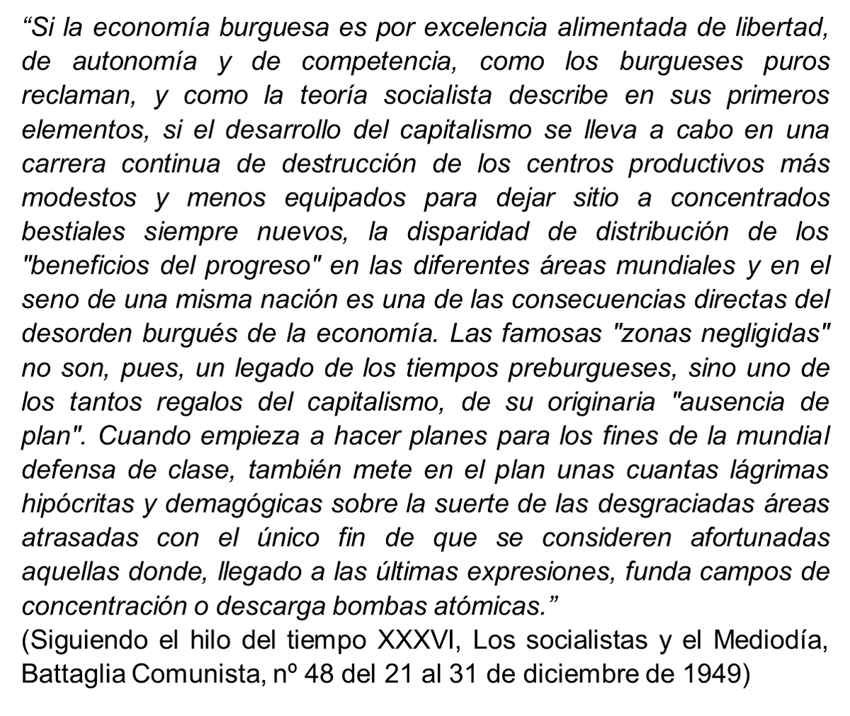pcielcomunista's tweet photo. Siguiendo el hilo del tiempo XXXVI, Los socialistas y el Mediodía, Battaglia Comunista, nº 48 del 21 al 31 de diciembre de 1949 

https://t.co/nRpLKV3LJc https://t.co/895OFqx0kT