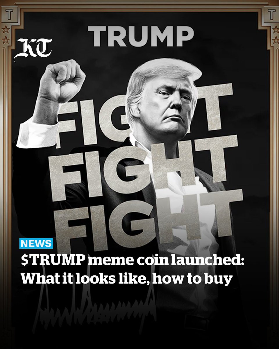TRUMP meme coin launched: What it looks like, how to buy  https://t.co/MVMMY6JCgl