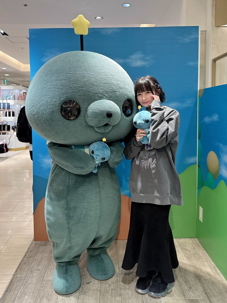 教育番組のタマちゃんに会えた｡ﾟ(ﾟ>_<ﾟ)ﾟ｡ ちょーーーーーかわいかった