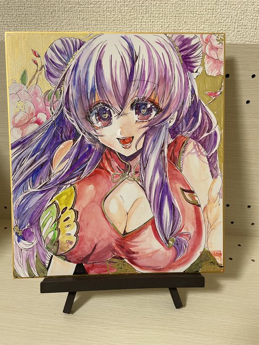 後でBOOTHに色紙を4枚出品します🫶🏻 
頑張って描いたので見るだけでも良いので是非見てください!

#らんま #ウマ娘 