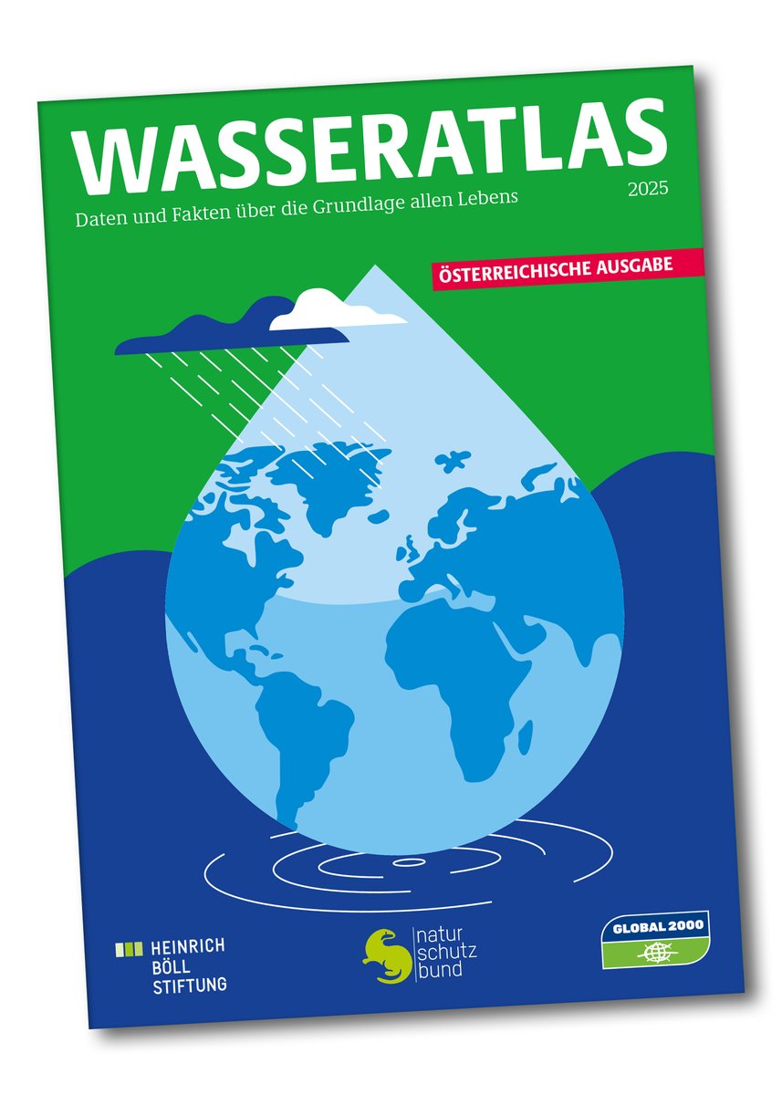 Wasseratlas: Wie steht es um unser Wasser?
GLOBAL 2000, der Naturschutzbund Österreich und die Heinrich-Böll-Stiftung liefern eine aktuelle Bestandsaufnahme zum wichtigsten Baustein des Lebens: Wasser.
naturschutzbund.at/newsreader-36/…