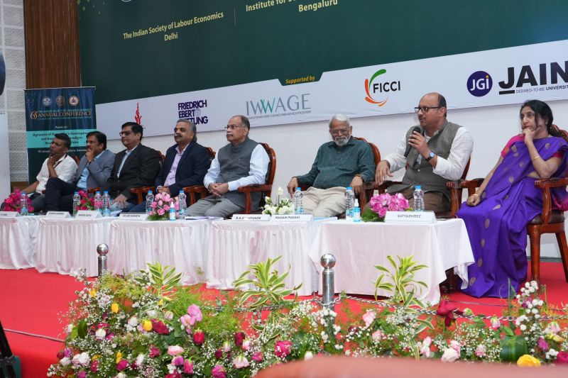 Panel 8 on Karnataka’s Development and Employment Paradigm organised by the <a href="/ficci_india/">FICCI</a> -Karnataka, <a href="/ISECBengaluru/">Institute for Social and Economic Change</a> &amp; Government of Karnataka and chaired by Ullas Kamath and Co-chaired by D. Rajasekhar. 
#ISLE2025 #ISLEConference2025 #RegionalGrowth #Karnataka #FICCI
