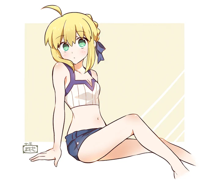 【Fate】萌え萌えバスタオルセイバーさん 
