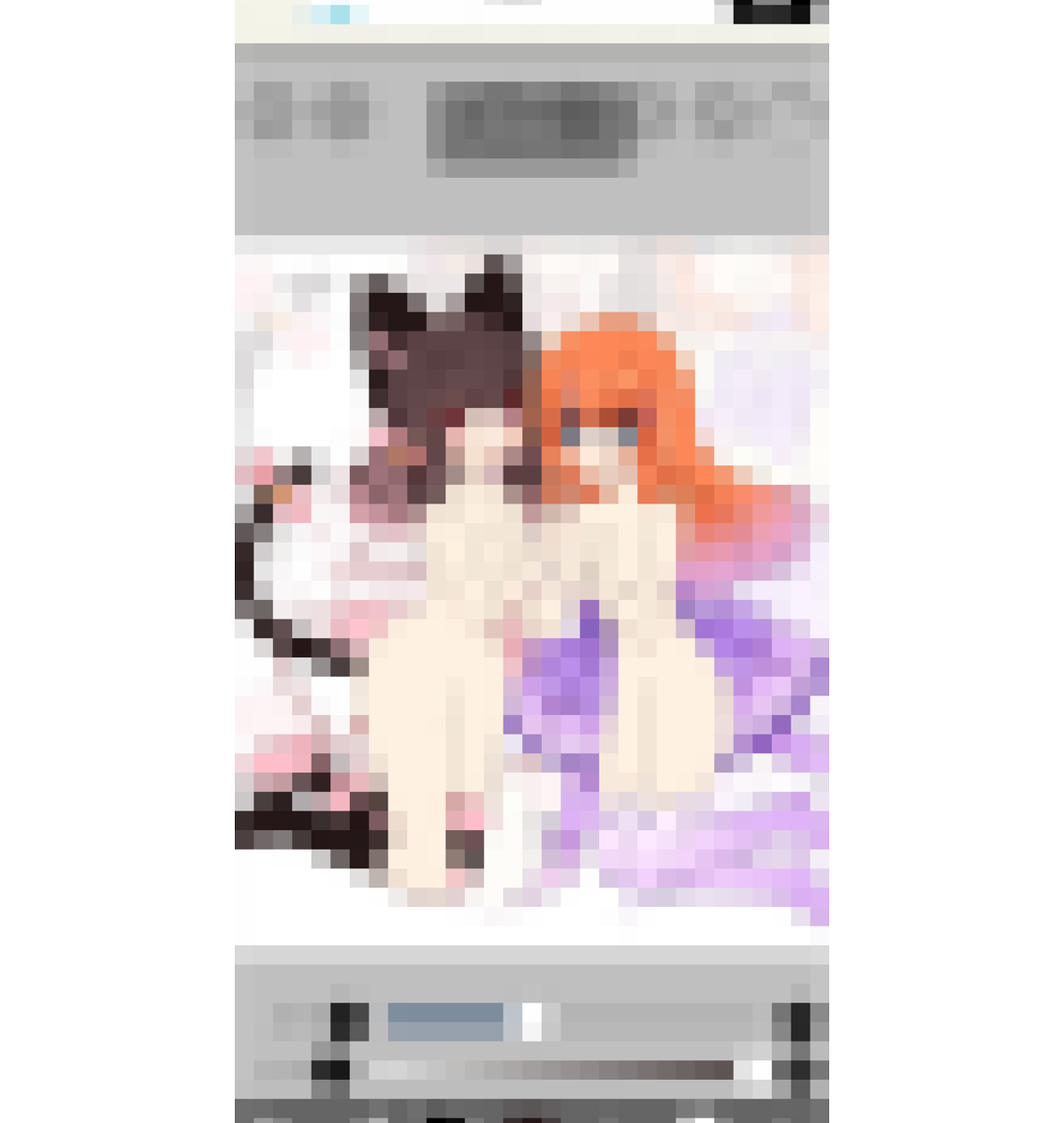 Commission Anime character with tails, Tail on human drawing, Human with ta...