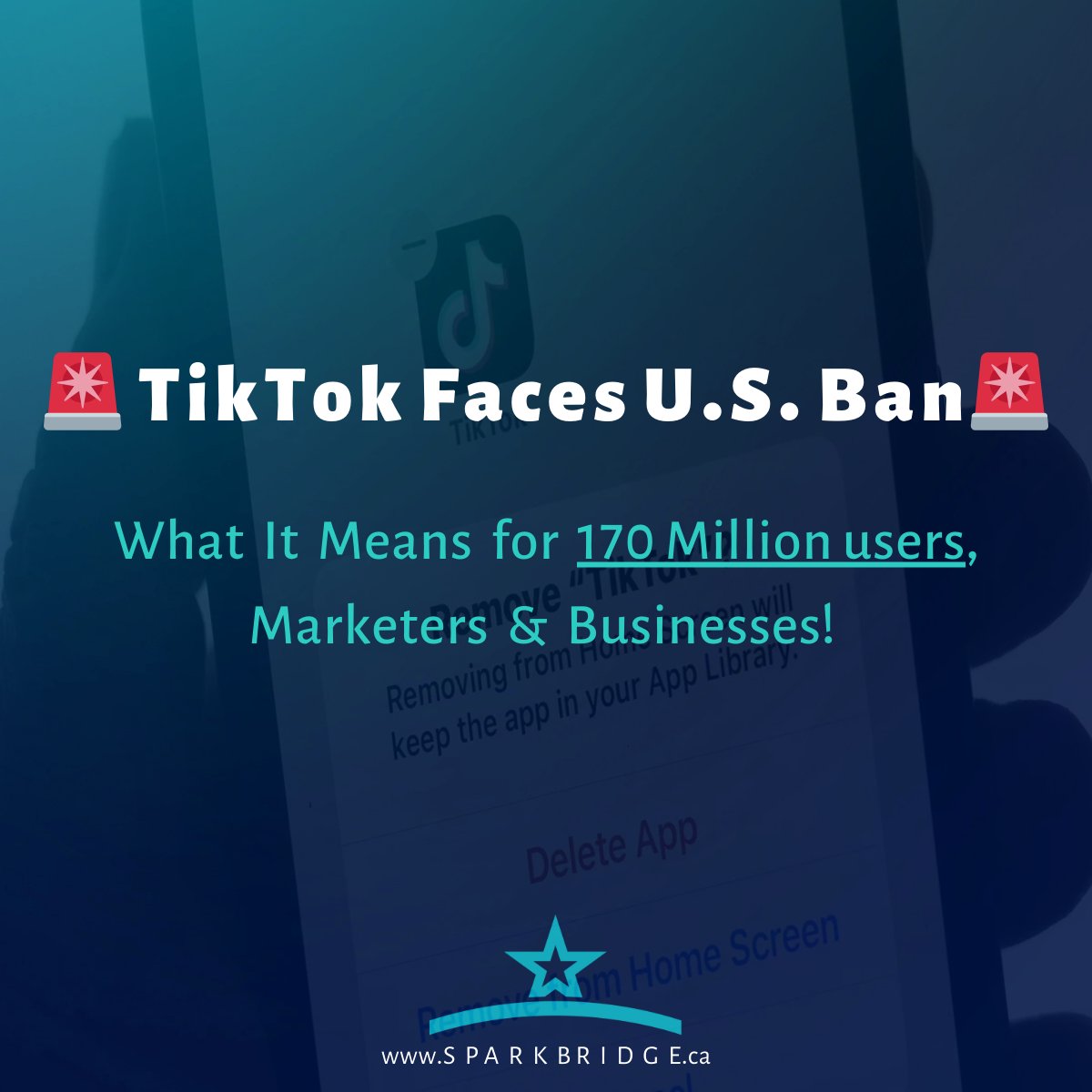 Sparkbridgeca's tweet image. Key considerations:
➡️ Data privacy concerns on all platforms
➡️ Shifting focus to IG Reels, YouTube Shorts & more ➡️ Impact on innovation in content marketing
➡️ Global implications for cross-border business
How will your business adapt?
#tiktokban #startups #sparkbridge