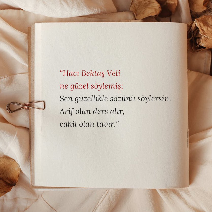 Çok haklı bir söz ;