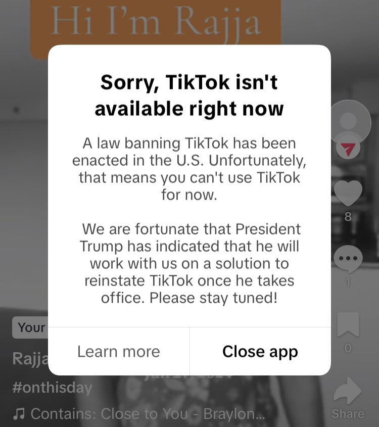 QuincyKeith5's tweet photo. January 19th, 2025
#vsspoem prompt: #Zero
Din Dong
The ban is here
Unconstitutional I thought it was but a ZERO
I gave no F-$k
A TikTok refugee
Still I write post and present
#poetrycommunity
#poetry #prompt
#AmWriting #WordedArt
#vssWritingRT #poetrycommunity https://t.co/rmUSJhodqo