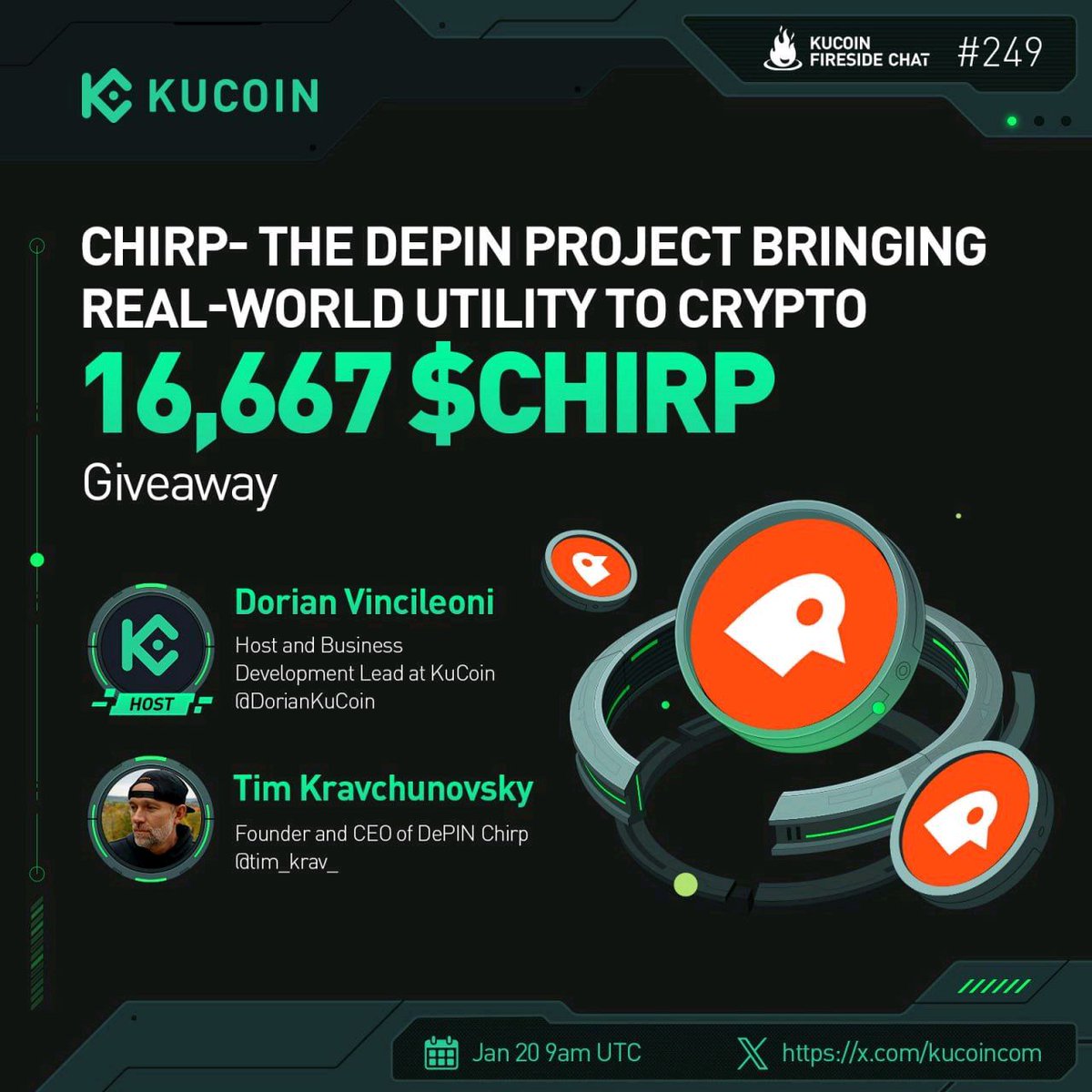 KuCoinMENA's tweet photo. 🔥 إنضم الي لقاء #KuCoinFireSideChat التالي مع مشروع #SHIRP الذي يجلب فائدة حقيقية للعملات الرقمية .
⏰يبدأ الساعة 9:00 صباحًا في 20 يناير 2025 (UTC)
🎁تفاصيل الهدية
https://t.co/l7Lem7ZRkW
✅تعيين تذكير
https://t.co/yNddB21chA https://t.co/KLv0y51hl1