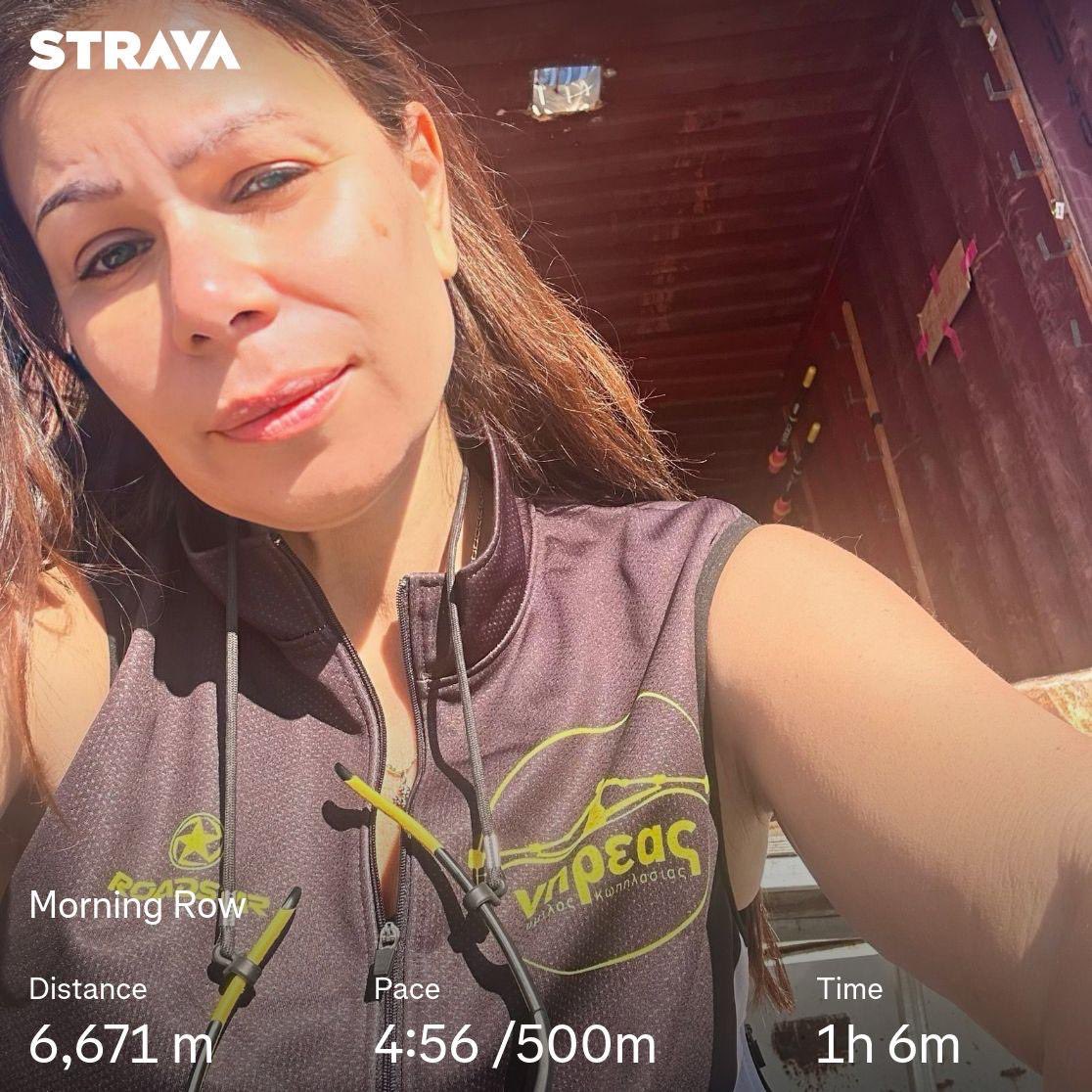 While waiting for <a href="/roussosap/">Andreas Roussos</a> 🫠#rowing