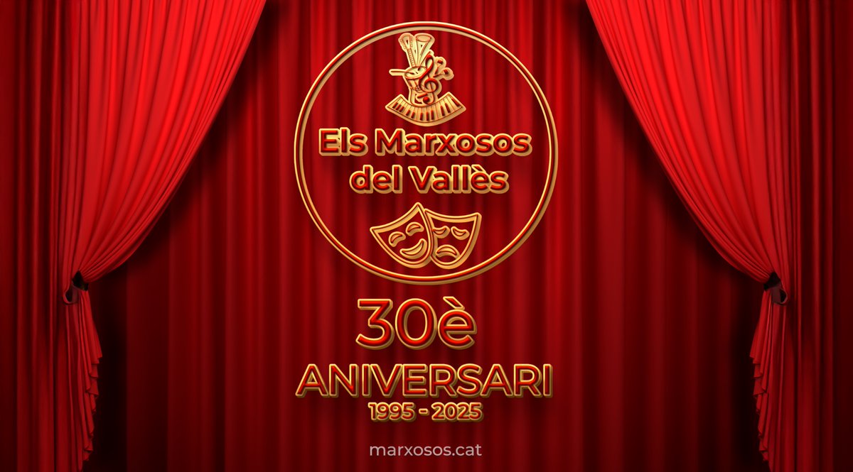 marxosos's tweet photo. 2025 - 30è Aniversari
WEB: https://t.co/IG1Y5mB5fv
Twitter: https://t.co/I4wIZf0dNk
Instagram: https://t.co/OLe1KOVAiW
marxososelcercle/
Correu-e: info@marxosos.cat

#valldoreix #santcugat #igerssantcugat
#igersvalldoreix #igervalles
#marxosos #marxososdelvalles #show https://t.co/9yNbdDbhcH